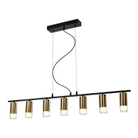 Подвесная люстра Gerhort G31002/7BK BR  фото, kupilegko.ru