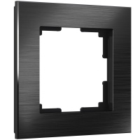 Рамка Werkel W0011708/ Рамка на 1 пост Aluminium (черный алюминий)  фото, kupilegko.ru