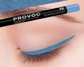 Гелевая подводка в карандаше для глаз Provoc gel eye liner (PV0070, 70, Небесно-голубой, 1 шт, 1 шт)  фото, kupilegko.ru