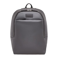 Кожаный мужской рюкзак для ноутбука Faber Grey/Black Lakestone 32530 LS  фото, kupilegko.ru