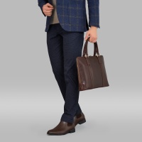 Кожаная сумка мужская Dr.Koffer B402787-245-09 25291 DK  фото, kupilegko.ru