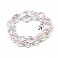 Браслет серебро, жемчуг, NP2024  фото, kupilegko.ru