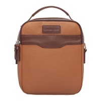 Сумка мужская через плечо Ascot Camel/Coffee Lakestone 50630 LS  фото, kupilegko.ru