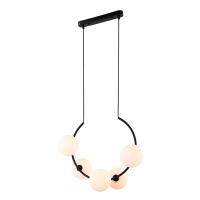 Подвесная люстра Gerhort G31111/5BK WT  фото, kupilegko.ru