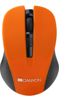 Мышь Canyon CNE-CMSW1, оранжевая  фото, kupilegko.ru