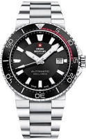 Швейцарские наручные мужские часы Swiss Military SMA34086.01. Коллекция Automatic Dive  фото, kupilegko.ru