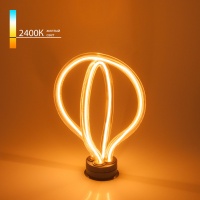 Светодиодная лампа Elektrostandard Art filament 8W 2400K E27 double round (BL151)  фото, kupilegko.ru