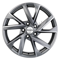 Литые колесные диски Carwel Тоджа 1714 (Camry) 7x17 5x114.3 ET45 D60.1 Серый с полированной лицевой частью (097811)  фото, kupilegko.ru