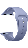 Ремешок  Deppa Band Silicone для Apple Watch 38/40 mm, силиконовый, лавандовый  фото, kupilegko.ru