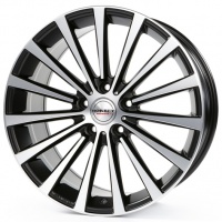 Литые колесные диски Borbet BLX 8.5x19 5x112 ET30 D72.5 Чёрный матовый с полированной лицевой частью (221908)  фото, kupilegko.ru