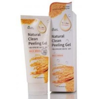 Пилинг-скатка с экстрактом коричневого риса Ekel Rice Bran Natural Clean Peeling Gel  фото, kupilegko.ru