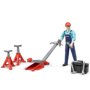 Фигурка автослесаря с аксессуарами 11482 GU  фото, kupilegko.ru