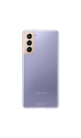 Чехол-крышка Samsung EF-QG991TTEGRU для Galaxy S21, термополиуретан, прозрачный  фото, kupilegko.ru