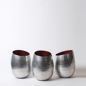 Silver Red Подсвечники 3 шт. Fancy  фото, kupilegko.ru