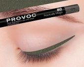 Гелевая подводка в карандаше для глаз Provoc gel eye liner (PV0080, 80, Кошачий глаз, 1 шт, 1 шт)  фото, kupilegko.ru