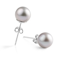 Серьги серебро, сережки серебро, жемчуг, NP3828  фото, kupilegko.ru