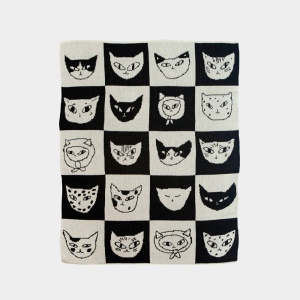 Eniko Katalin Eged Cat Bingo Mini Плед Slowdown Studio  фото, kupilegko.ru