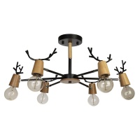 Потолочная люстра Loft IT Sven 10024/6 Black  фото, kupilegko.ru