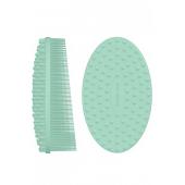 Массажная силиконовая щетка Double Dare I.M. Buddy (012873, 3, Мятный, 1 шт)  фото, kupilegko.ru