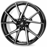 Литые колесные диски Alutec ADX.01 Black 8.5x19 5x108 ET48 D70.1 Бриллиантовый чёрный с полированной лицевой частью (ADX1-85948B53-1)  фото, kupilegko.ru