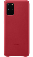Чехол-крышка Samsung EF-VG985LREGRU для Galaxy S20+, кожа, красный  фото, kupilegko.ru