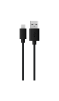 Кабель Everstone USB EV-CAB-A/C-2-RND-Black 2м, черный  фото, kupilegko.ru