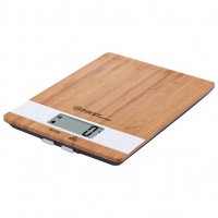 Электронные кухонные весы First коричневый  фото, kupilegko.ru