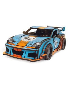 Деревянный конструктор Unimodels Комет ГТС Сине-Оранжевый 219 деталей 102804 GU  фото, kupilegko.ru