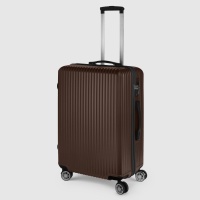 Чемодан Zhongshan Silk коричневый 42х23,8х60 см 1687978668  фото, kupilegko.ru