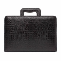 Кожаная папка для документов Elton Black Caiman Lakestone 544 LS  фото, kupilegko.ru
