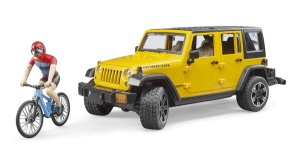 Bruder Внедорожник Wrangler Rubicon Unlimited c велосипедистом и фигуркой 46111 GU  фото, kupilegko.ru
