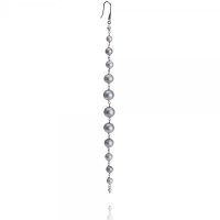 Серьга, сережка серебро, жемчуг, NP4604  фото, kupilegko.ru