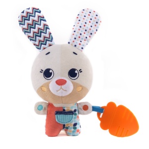 Музыкальная развивающая игрушка Зайка Лаки 7636 GU  фото, kupilegko.ru