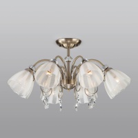 Потолочный светильник Eurosvet 30155/8 античная бронза  фото, kupilegko.ru