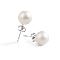 Серьги серебро, сережки серебро, жемчуг, NP3838  фото, kupilegko.ru