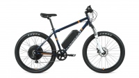 Велосипед Cyclone Plus 26 2.0 disc 500w (рост 17") 2020-2021, темно-синий, 1BKW1E167003 Forward  фото, kupilegko.ru