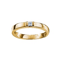 Золотое кольцо, золото, бриллиант, 71222RS  фото, kupilegko.ru