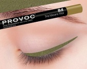 Гелевая подводка в карандаше для глаз Provoc gel eye liner (PV0084, 84, Оливковый шиммер, 1 шт, 1 шт)  фото, kupilegko.ru
