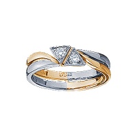 Золотое кольцо, золото, бриллиант, 71208RS  фото, kupilegko.ru