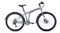 Велосипед TRACER 26 2.0 disc (рост 19") 2020-2021, серый/синий, 1BKW1C467003 Forward  фото, kupilegko.ru