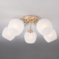 Потолочный светильник Eurosvet 30138/5 золото  фото, kupilegko.ru