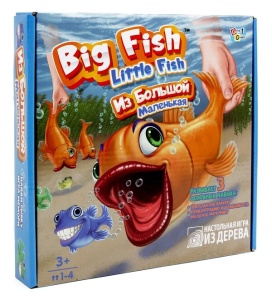 Tree Toys Настольная игра Big Fish Little Fish 55825 GU  фото, kupilegko.ru
