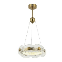 Подвесная светодиодная люстра Gerhort G61411/1BRS CL  фото, kupilegko.ru