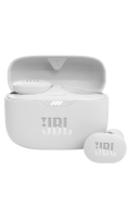 Bluetooth-гарнитура JBL TUNE 130NC TWS, белая  фото, kupilegko.ru
