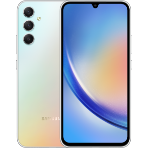 Смартфон, мобильный телефон Samsung Galaxy A34 256GB Серебристый EAC  фото, kupilegko.ru