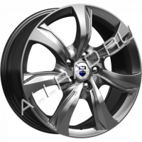 Литые колесные диски КиК (K&K) Либерти (КС654) 7x17 4x108 ET45 D63.35 Серый тёмный глянцевый (73174)  фото, kupilegko.ru