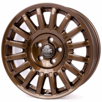 Литые колесные диски Oz Racing Rally Raid Bronze 8x17 6x139.7 ET35 D106.1 Глянцевый бронзовый с чёрными буквами (W01C00103RF)  фото, kupilegko.ru