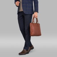 Кожаная сумка мужская Dr.Koffer B402787-248-05 25301 DK  фото, kupilegko.ru