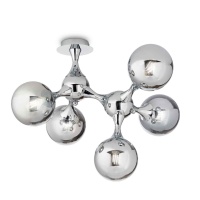 Потолочная люстра Ideal Lux Nodi Pl5 Cromo 200484  фото, kupilegko.ru
