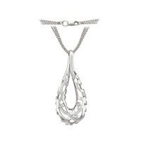 Золотое колье, белое золото, 01L671009  фото, kupilegko.ru